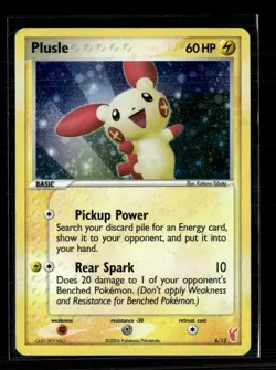 Pokemon 2006 Trainer Kit 2 Plusle #6/12 Holo - Image 1