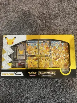Pokemon TCG Celebrations 25th Anniversary PIKACHU V-UNION Special Collect SEALED - Image 1