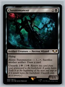 Magic MTG Universes Beyond: Warhammer 40,000 Chronomancer #032/168 TCG CCG 40k - Image 1