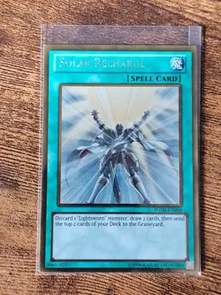 Solar Recharge (Gold Rare) PGLD-EN046 Yu-Gi-Oh! TCG Yugioh - Image 1