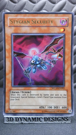| Yugioh Stygian Security WC10-EN002 Ultra Rare Video Game Promo NM/LP 🔥 | - Image 1
