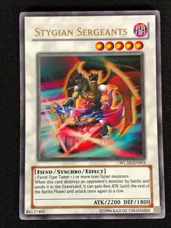 Yugioh Stygian Sergeants WC10-EN003 Ultra (NM) - Image 1
