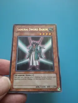 Yugioh - Samurai Sword Baron Ultra Rare WC10-EN001 MP - Image 1