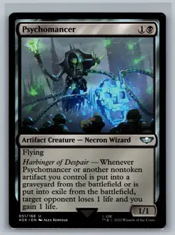 Magic MTG Universes Beyond: Warhammer 40,000 Psychomancer #051/168 TCG CCG 40k - Image 1