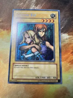 yugioh Gemini Elf LON-000 SECRET Near Mint - Image 1