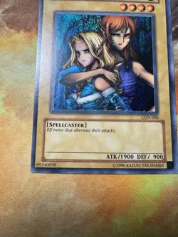 yugioh Gemini Elf LON-000 SECRET Near Mint - Image 5