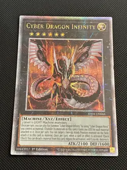 Yugioh! | Cyber Dragon Infinity RA04-EN068 Quarter Century Secret 1st Edition NM - Image 1