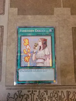 YUGIOH FORBIDDEN CHALICE RA05-EN115 STARLIGHT 1ST ED NM ALT ART - Image 1