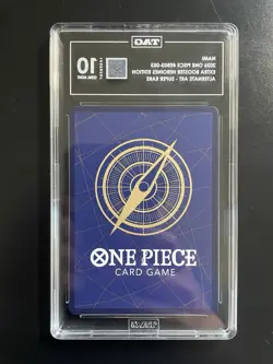 Bandai One Piece CCG Nami Heroines EB03-053 Alt Art Super Rare TAG 10 (pop 6) - Image 2