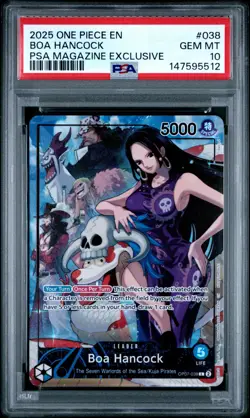 Boa Hancock (2025 PSA Magazine Promo) OP07-038 One Piece PSA Exclusive - Image 1