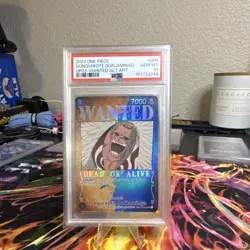 Donquixote Doflamingo Alt Art ST03-009 SP WANTED PSA 10 2023 One Piece - Image 1