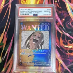 Donquixote Doflamingo Alt Art ST03-009 SP WANTED PSA 10 2023 One Piece - Image 4