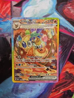 Flareon EX 146/131 Sir: Prismatic Evolutions Near Mint Pokemon TCG Card - Image 1