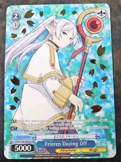 Weiss Schwarz Frieren Dozing Off Foil S108 PE02S PR Shop Tournament Champion NM+ - Image 1