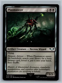 Magic MTG Universes Beyond: Warhammer 40,000 Plasmancer #048/168 TCG CCG 40k - Image 1