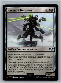Magic MTG Universes Beyond: Warhammer 40,000 Hexmark Destroyer #036/168 TCG 40k - Image 1