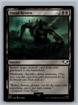 Magic MTG Universes Beyond: Warhammer 40,000 Dread Return #200 TCG CCG 40k - Image 1