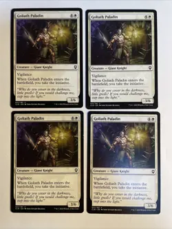 4x Mtg Baldur's Gate Goliath Paladin NM/M Magic The Gathering - Image 1