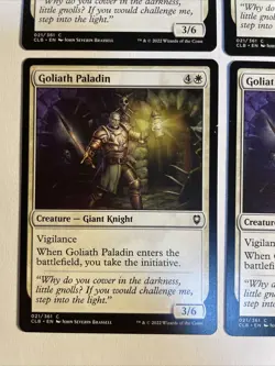 4x Mtg Baldur's Gate Goliath Paladin NM/M Magic The Gathering - Image 2