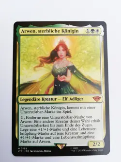 MTG | Arwen, Sterbliche Konigin | Arwen, Mortal Queen | German | NM - Image 1