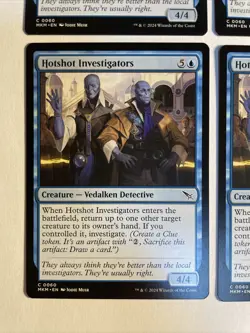 4x Mtg Murders At Karlov Manor Hotshot Investigators NM/M Magic The Gathering - Image 2