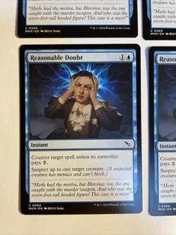 4x Mtg Murders At Karlov Manor Reasonable Doubt NM/M Magic The Gathering - Image 2