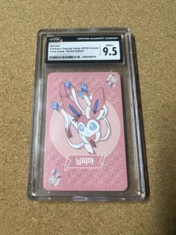 Sylveon Pokemon Playing Cards (2019) Korean Point Salad - Eevee Edition CGC 9.5 - Image 1