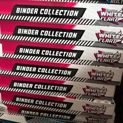 Pokemon TCG - White Flare Binder Collection - New & Sealed x10 - Image 1