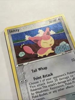 Skitty 41/100 Reverse Holo EX Crystal Guardians Stamped Pokemon Card 2006 HP - Image 4