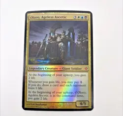 Oversized - Oloro, Ageless Ascetic FOIL English Mtg Card Magic Commander LP - Image 1