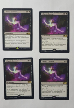 4x Liliana's Contract M19 Rare Magic the Gathering Card - Image 1