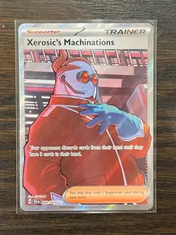 Xerosic's Machinations 089/064 Full Art UR NM/M Shrouded Fable Pokemon Card TCG - Image 1