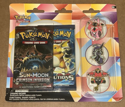 XY Evolutions Sun Moon Crimson Invasion Pin Blister Booster Packs Pokemon Sealed - Image 5