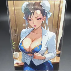Chun Li Street Fighter Anime Waifu Card Doujin ACG Goddess Holo - Image 2