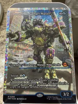 Magic: The Gathering Donatello, Gadget Master showcase fracture foil TMNT M0293 - Image 2