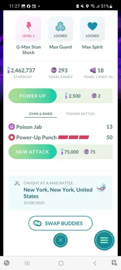 Pokemon Go Shiny Gigantamax Toxtricity ( Background) - Image 2