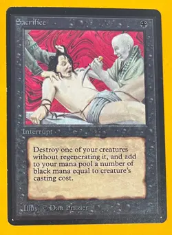 MTG SACRIFICE Beta (OldManMTG 007-828) - Image 1