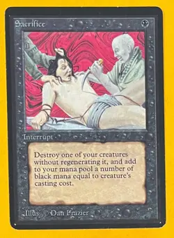 MTG SACRIFICE Beta (OldManMTG 009-369) - Image 1