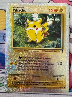Pikachu Pokemon Legendary Collection Reverse Holo Card 86/110 POTENTIAL PSA 9 NM - Image 1
