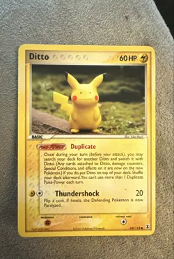 Ditto - (Pikachu) 063/113 Delta Species Regular Pokemon - Image 1