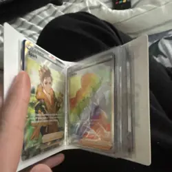 Pokemon TCG Holo Full Art Card Lot Lucario V Mewtwo V Dragonite V Slaking Spark - Image 3