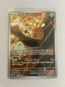 Pokemon Dedenne POR EN Rare Full Art Holo 093/088 2026 English Basic 70 HP - Image 3