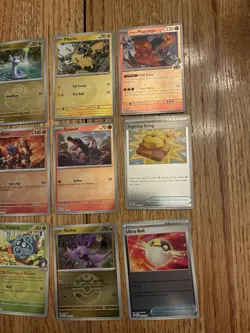Pokemon Ascended Heroes Lot of 42 Reverses Pikachu Dratini Only One Duplicate - Image 3