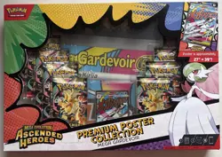 Pokemon TCG Ascended Heroes Premium Poster Collection Mega Gardevoir New Sealed - Image 1