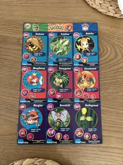 Pokemon Burger King Master Trainer Uncut Sheet #8 – Vintage 1999 Promo - Image 1