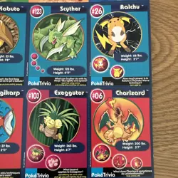 Pokemon Burger King Master Trainer Uncut Sheet #8 – Vintage 1999 Promo - Image 3