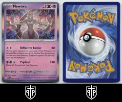 Pokemon - Mewtwo 150/165 151 - Holo Rare - NM - Image 3