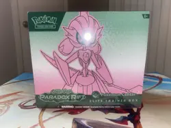 Pokemon TCG Paradox Rift Pokemon Center Exclusive Elite Trainer Box Iron Valiant - Image 1