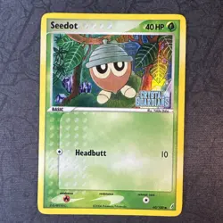 Seedot 60/100 Crystal Guardians Reverse Holo Pokemon - Image 1