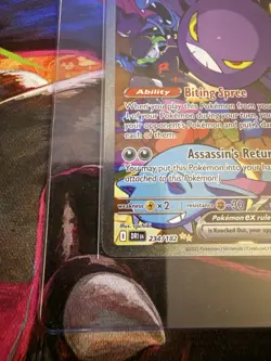 Team Rocket's Crobat EX 234/182 Destined Rivals SIR Holo Pokemon TCG - Image 4